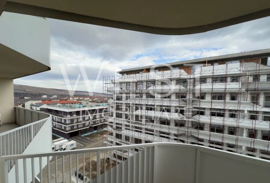 Apartament cu view superb la etajul 6 | 2 camere-55mp | CF | Parcare